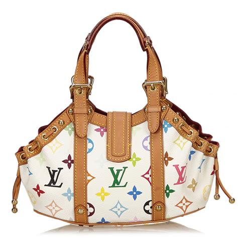 vintage Louis Vuitton white handbags